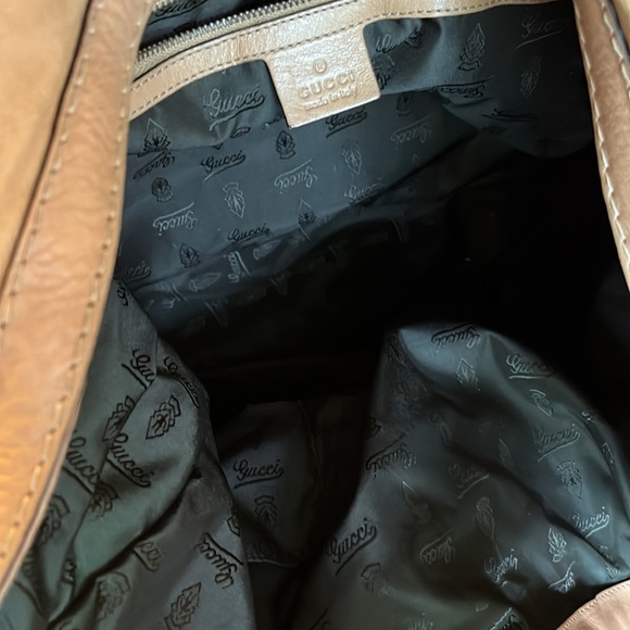 GUCCI Vintage leather jockey bag - Picture 9 of 12